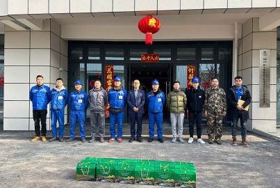 蜀能矿产慰问春节一线值班值守员工