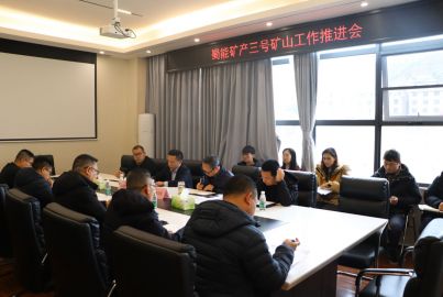 蜀能矿产召开三号矿山工作推进会