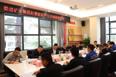 蜀道矿业集团党委副书记、副董事长、总经理田礼勇赴蜀能矿产调研督导