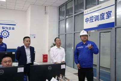 自治县县委副书记、县长鲁子军林到蜀能矿产磷酸铁锂厂调研督导