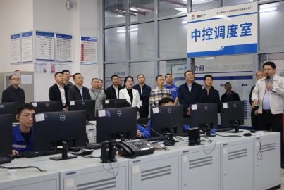 县人大常委会党组书记、主任董兴燕，县委常委、县纪委书记、县监委主任杨子超一行赴蜀能矿产磷酸铁锂厂调研