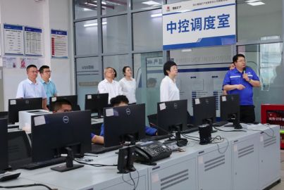 国家发展改革委综合运输研究所一行赴蜀能矿产磷酸铁锂厂调研