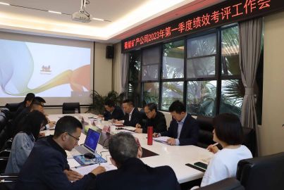 蜀能矿产公司组织召开2023年第一季度绩效考评工作会
