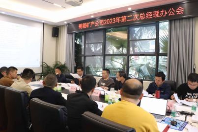蜀能矿产公司召开2023年第二次总办会